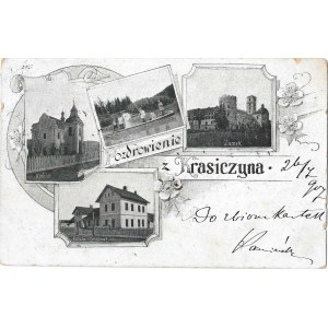 [Postcard] Krasiczyn. Greeting from Krasiczyn [1907].
