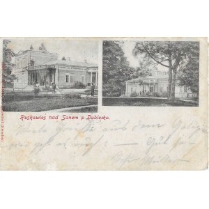 [Postcard] Ruska Wieś (now Wybrzeże) on the San River in Dubiecko municipality. Property of the Krasickis