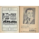 Programm des Malicka-Theaters Marszalkowska 8 [1939].