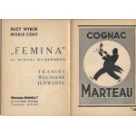 Programm des Malicka-Theaters Marszalkowska 8 [1939].