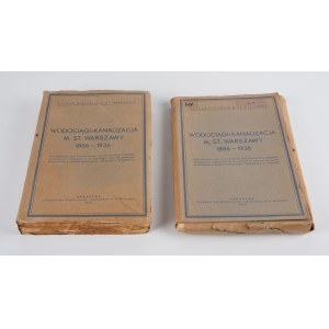 Wasserwerk und Kanalisationsnetz der Stadt Warschau 1886-1936 [1937].