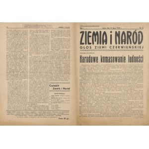 Terra e nazione. Voce del Paese di Czerwien. 10 numeri dal 1939
