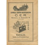 C.E.R. Central Electro-Radiotechniczna di Varsavia. Catalogo del dipartimento tecnico radiofonico