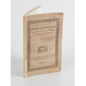 Storia della carità nazionale ed estera con notizie che servono a migliorarla. Numero 1 del 1823 [Vilnius].