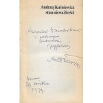 KUŚNIEWICZ Andrzej - State of Weightlessness [first edition 1973] [AUTOGRAPH AND DEDICATION].