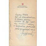 SZCZYPIORSKI Andrzej - Mass for the City of Arras [first edition 1971] [AUTOGRAPH AND DEDICATION].