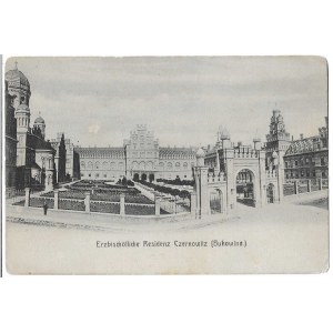 [Postcard] Chernivtsi. Erzbischöfliche Residenz Czernowitz (Bukovina).