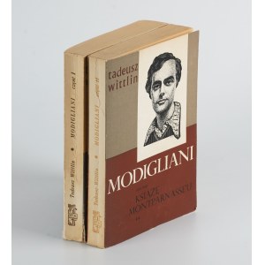 WITTLIN Tadeusz - Modigliani [komplet 2 tomów] [wydanie pierwsze Londyn 1965] [okł. Stanisław Gliwa]