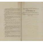 Sezione otto delle attività del conte romano Załuski ex referendario del Consiglio di Stato [1828].