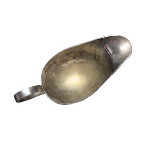 Silver-plated (?) saucepan