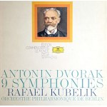 Antonin Dvorak, 9 symphonies, conducted by Rafael Kubelik, performed by the Berlin Philharmonic, Deutsche Grammophon (9 x vinyl)