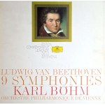 Ludwig van Beethoven, 9 symphonies, conducted by Karl Bohm, performed by the Vienna Philharmonic, Deutsche Grammophon (9 x vinyl)