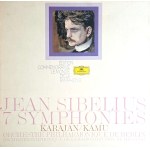 Jan Sibelius, 7 symphonies, conducted by Karajan/Kamu, performed by the Berlin Philharmonic, Deutsche Grammophon (6 x vinyl)