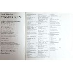 Jan Sibelius, 7 Sinfonien, dirigiert von Karajan/Kamu, gespielt von den Berliner Philharmonikern, Deutsche Grammophon (6 x Vinyl)