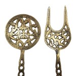 Dekoratives Vorlegebesteck, Judaica