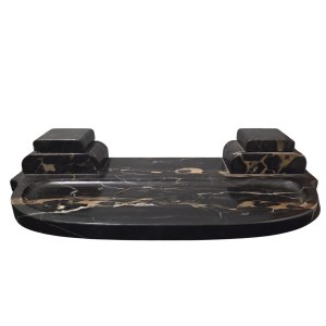 Marble inkwell in Art Déco style