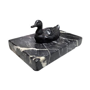 Marble paper duck button