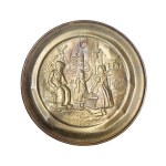 Decorative plate with Dutch scene