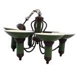 6-arm vintage chandelier