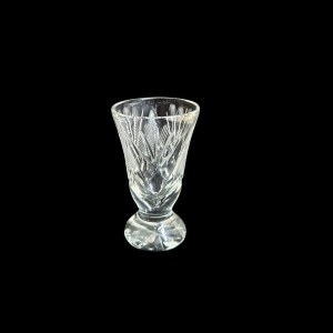 Set of vintage PLR crystal glasses (6 pcs.)