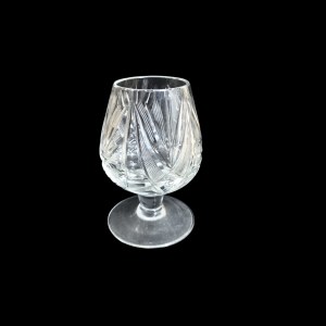 Set of vintage PLR crystal glasses (5 pcs.)