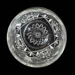 Punschterrine aus Kristall mit Deckel und Vintage PRL-Kelle