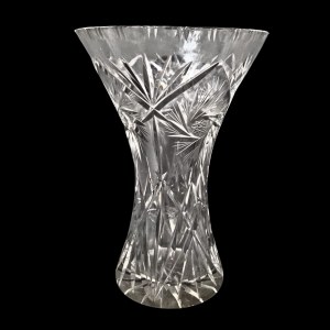 Crystal vintage communist vase