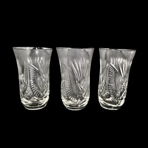 Crystal vintage PRL literati (3 pcs.)
