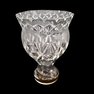 Crystal vintage communist vase