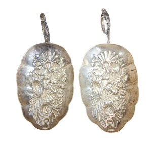 Silver pair of wine coasters, Egypt, Cairo, 1946-1966