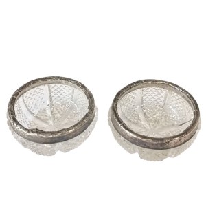 Silver salt and pepper shaker, England