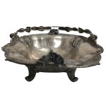 Posrebrzana tacka / koszyczek do chleba, Forbes silver Co., Anglia XIX/XX w.