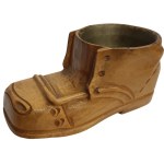 Decorative wooden shoe
