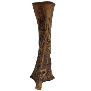 Ethnic bone (buffalo?) sculpture, Africa 1940s/50s. (?)