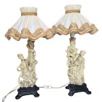 A pair of Chinese-style decorative lamps