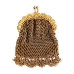 Vintage purse in gold color