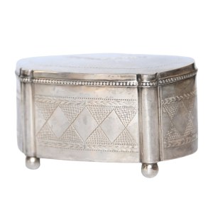 Silver sugar bowl, Krakow 1920s