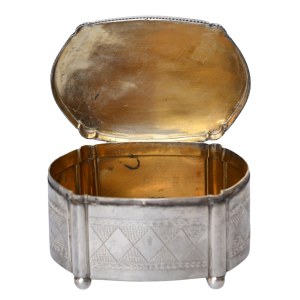 Silver sugar bowl, Krakow 1920s