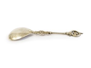Silver decorative spoon 