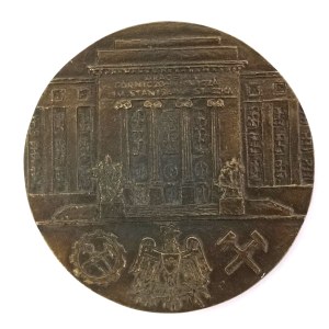 Commemorative medal Stanislaw Staszic Academy of Mining and Metallurgy in Krakow.