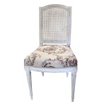 Set of 6 chairs in Louis XVI style