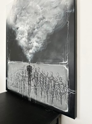 Catherine Dubska, TORNADO OF CHANGE in a world wobbly in lines