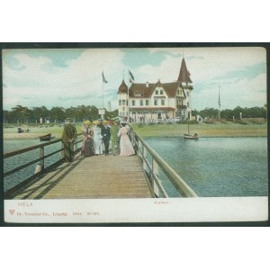 HEL - Hela, Kurhaus, Dr. Trenkler Co., Leipzig Danzig, coll. print, 1904