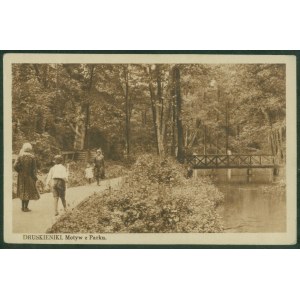 DRUSKIENIKI - Motyw z parku, 1000 Nakł. RUCH. S.A., druk sepia, ok. 1930