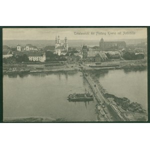 KOWNO - Kaunas fortress with temporary bridge, Tegeblatt für Litauen publisher, St. czb., ca. 1916,