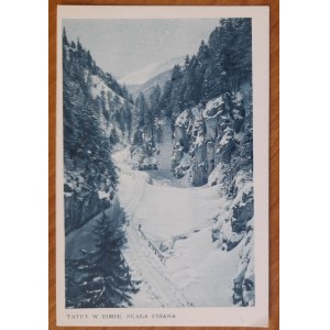 Tatra mountains in winter.Pisana rock.