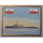 Advertising inserts for cigarettes - Polish Maritime Fleet