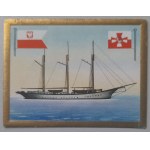 Advertising inserts for cigarettes - Polish Maritime Fleet
