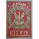 Window plaque.29 November 1830 - 1930