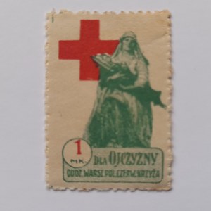 Fundraising Stamp For the Fatherland - Warsaw Branch 1 M.K.